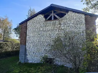 działka zabudowana Powiercie