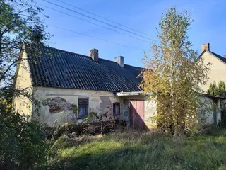 działka zabudowana Powiercie