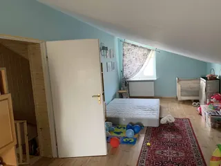 Dom jednorodzinny Cząstków pod Kłodawą z budynkami gospodarczymi